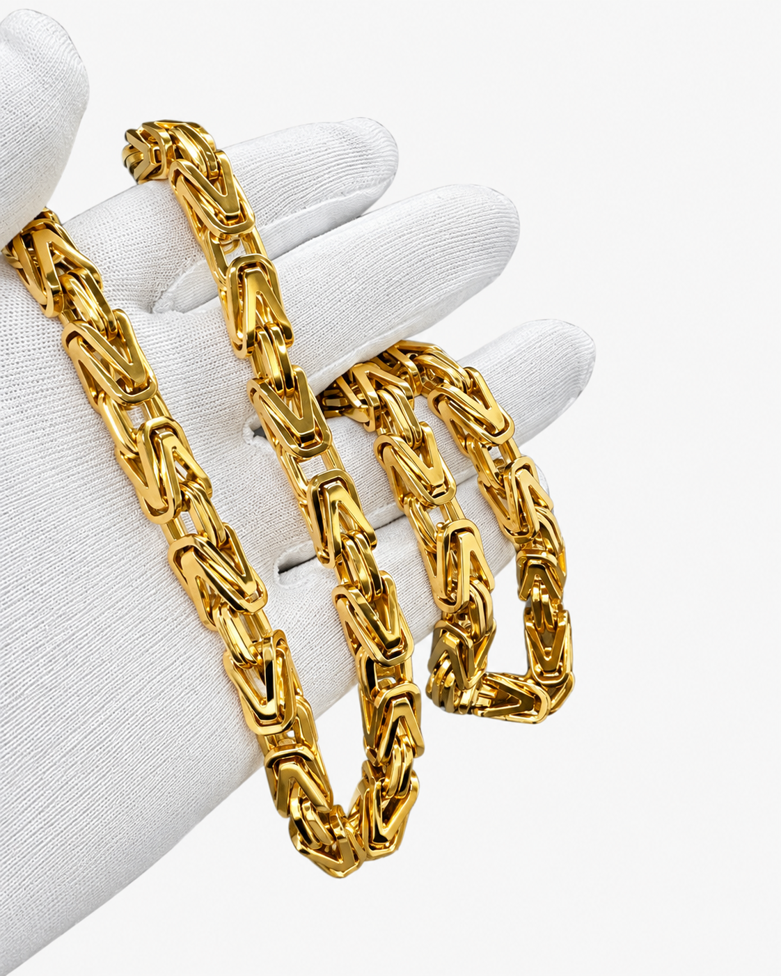 KEJSARLÄNK K1 HALSBAND - GULD (8MM)