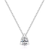 PEAR DIAMANT HALSBAND MOISSANITE S925 - SILVER