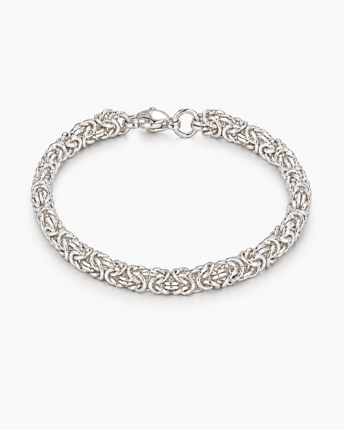 KEJSARLÄNK K2 ARMBAND - SILVER (6MM)