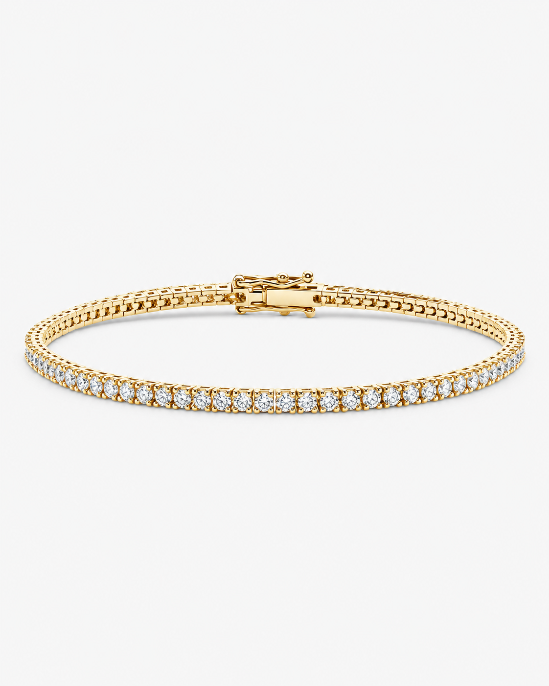 TENNIS ARMBAND LYX - GULD (2MM)