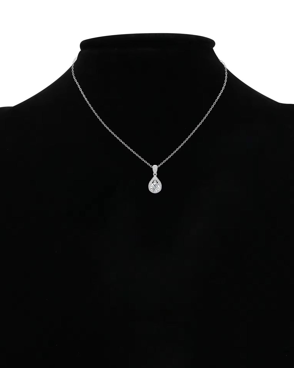 DROP DIAMOND HALSBAND MOISSANITE S925 - SILVER