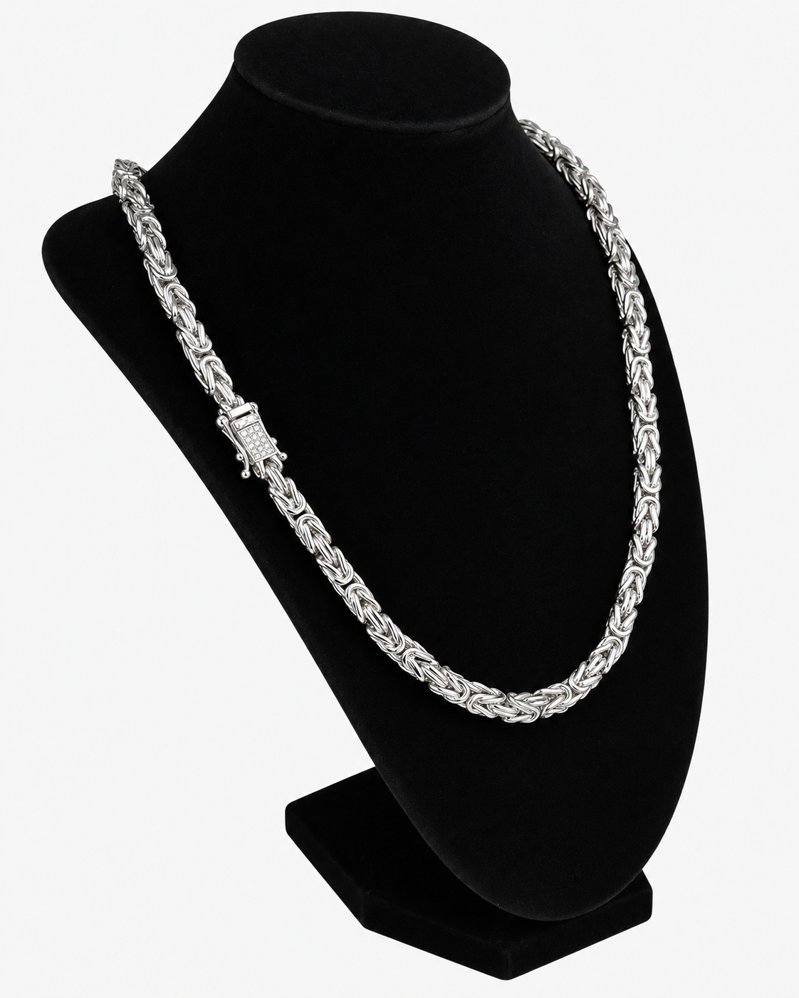 KEJSARLÄNK HALSBAND LYX - SILVER (6MM)