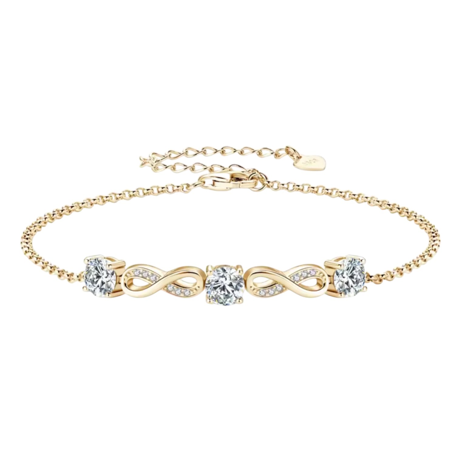 ARMBAND AURORA MOISSANITE S925 - GULD