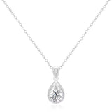 DROP DIAMOND HALSBAND MOISSANITE S925 - SILVER