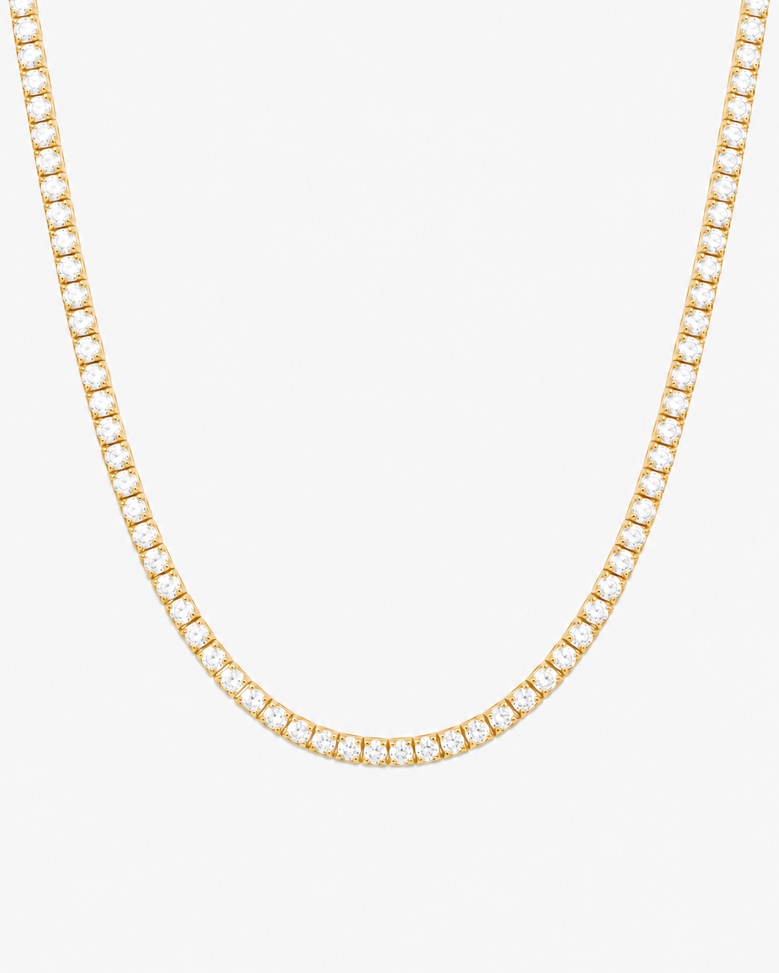 TENNIS HALSBAND LYX - GULD (3MM)
