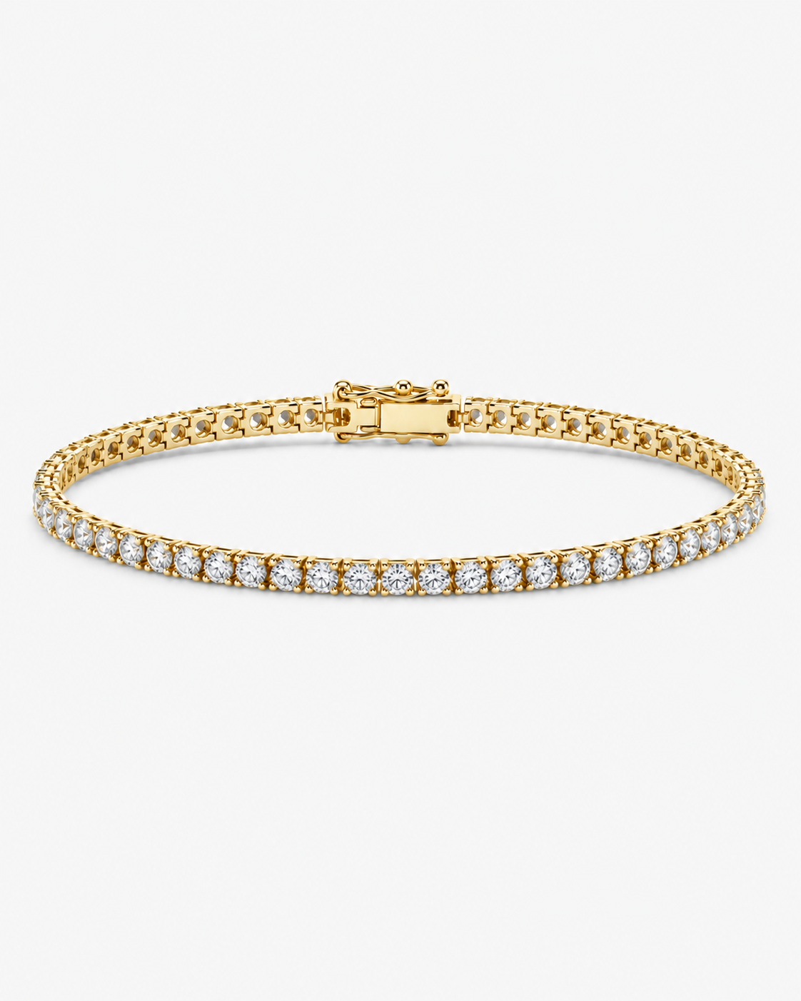 TENNIS ARMBAND LYX - GULD (3MM)