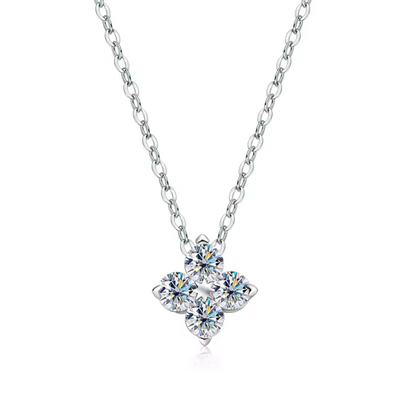 PALMARIA HALSBAND MOISSANITE S925 - SILVER