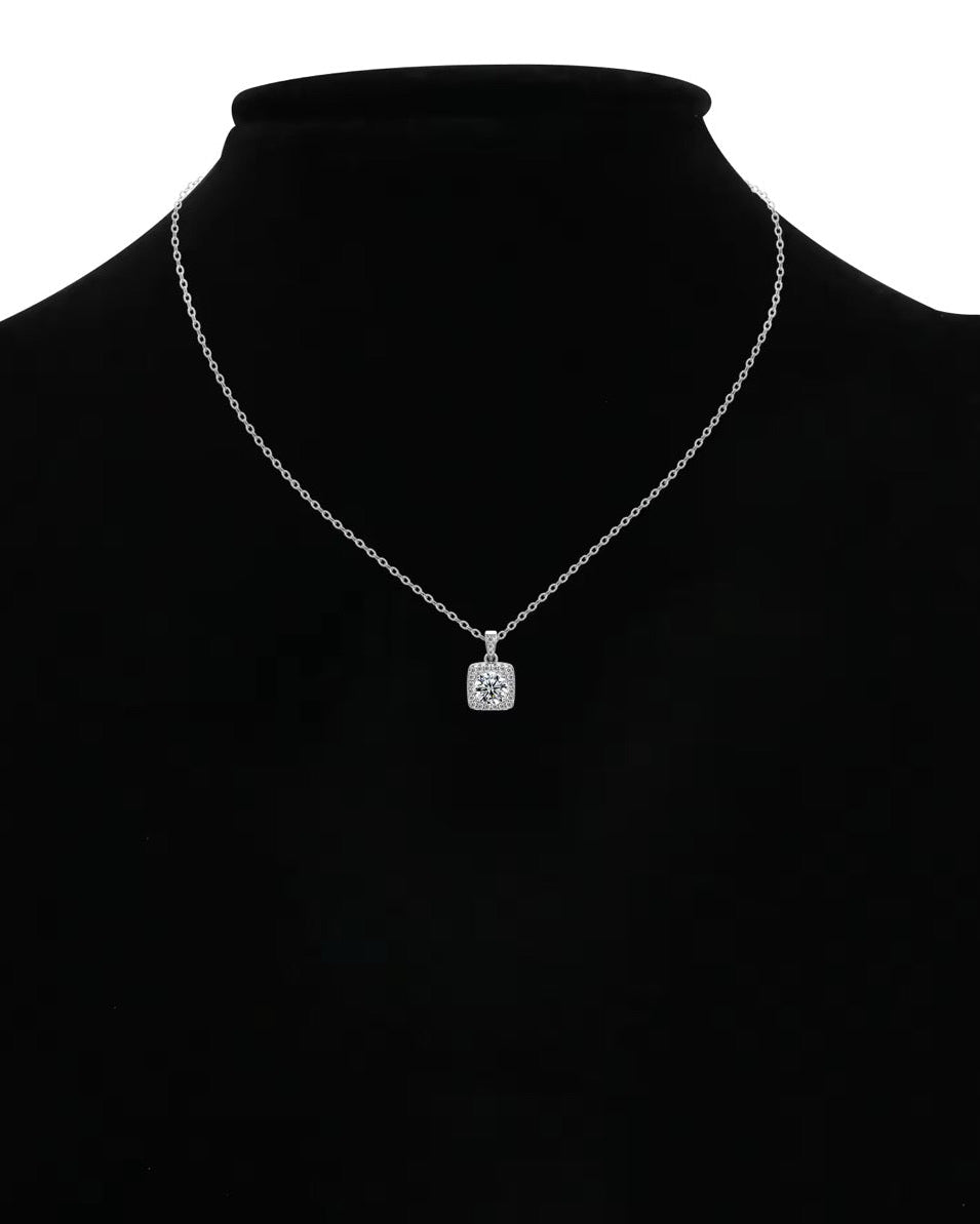 IZABEL HALSBAND MOISSANITE S925 - SILVER