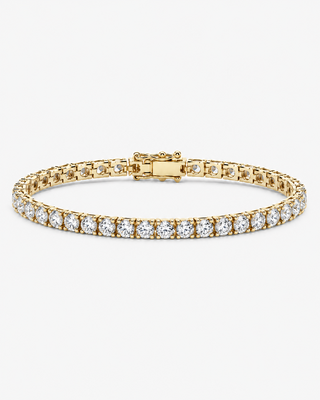 TENNIS ARMBAND LYX - GULD (5MM)