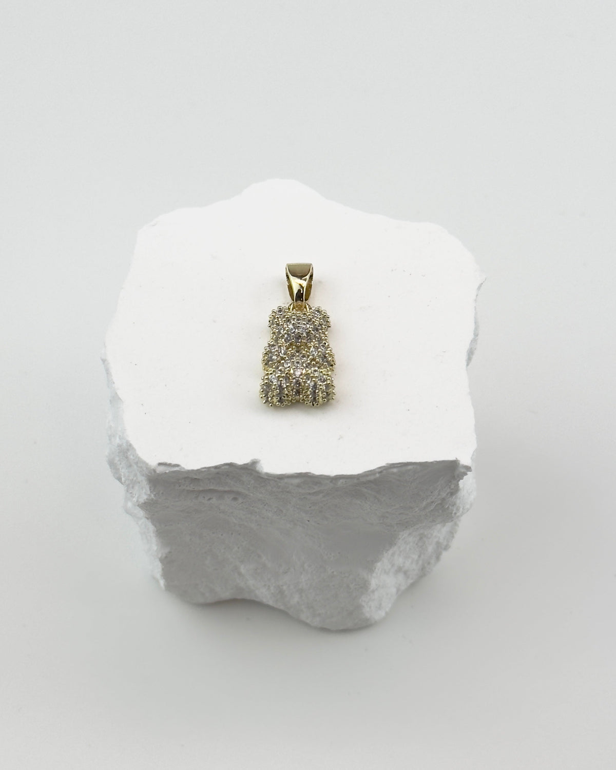 HÄNGSMYCKE DIAMOND GUMMY BEAR - GULD
