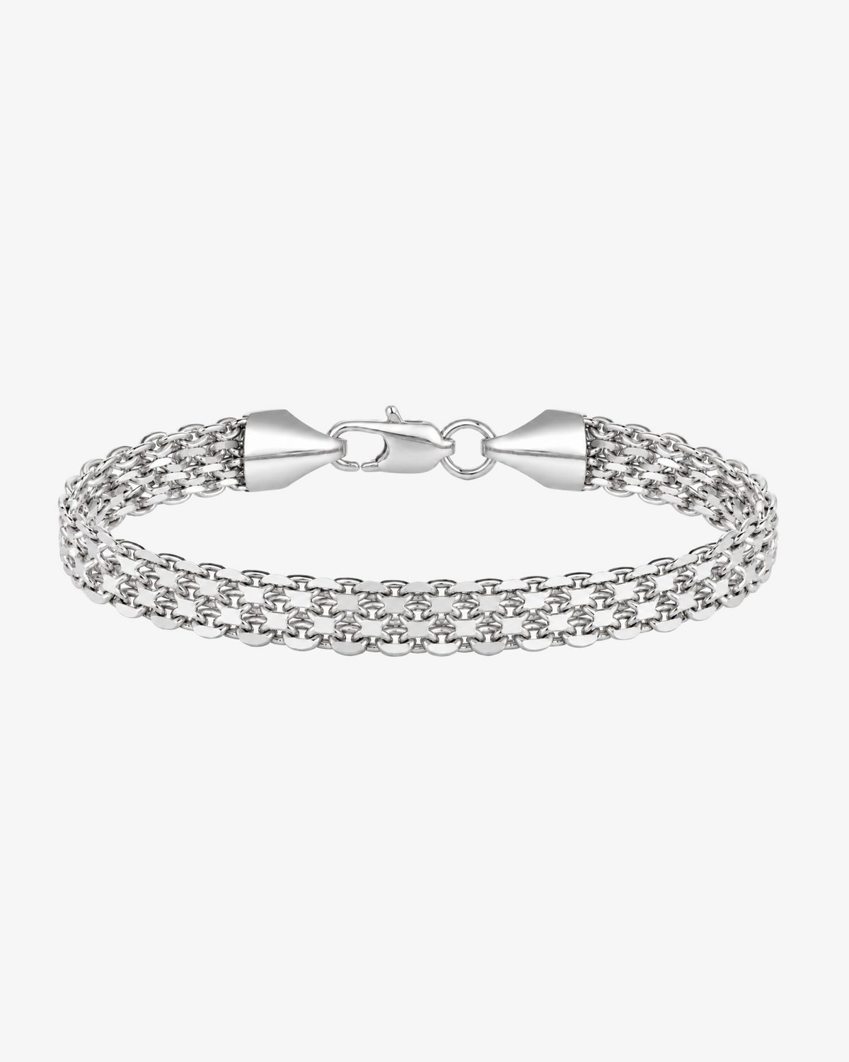X-LÄNK ARMBAND - SILVER (6MM)