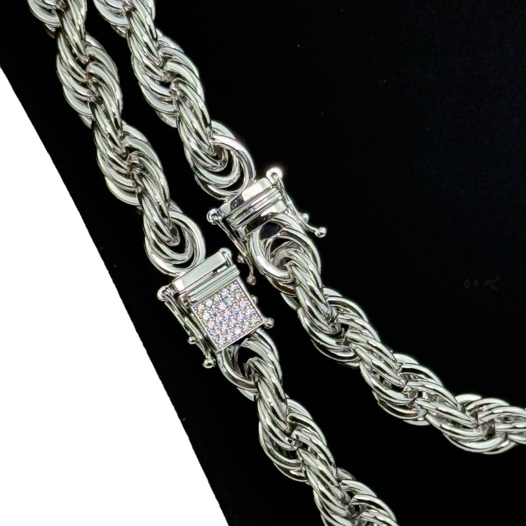 HALSBAND STHLM LYX - SILVER (10MM)