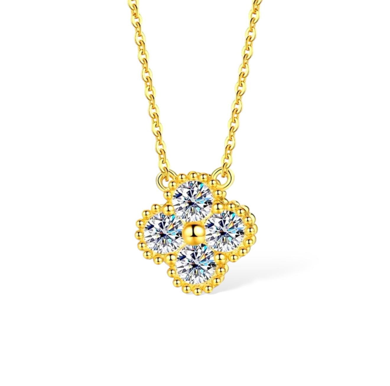 HALSBAND CHIARA MOISSANITE S925 - GULD