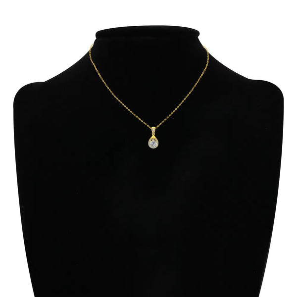 DROP DIAMOND HALSBAND MOISSANITE S925 - GULD