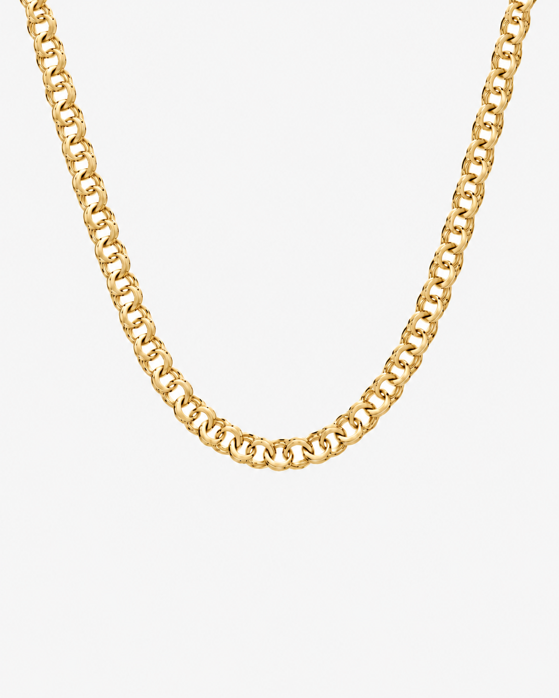 BISMARCK LYX HALSBAND - GULD (8MM)