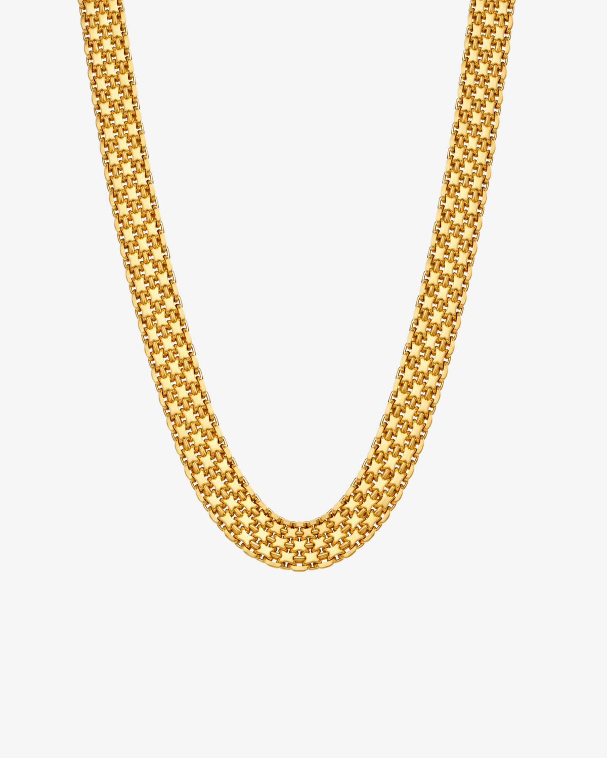 X-LÄNK HALSBAND - GULD (8MM)