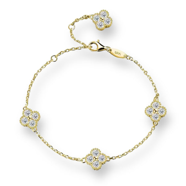 ARMBAND CHIARA MOISSANITE S925 - GULD