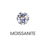 DIAMANT HALSBAND GRÖN MOISSANITE S925 - GULD