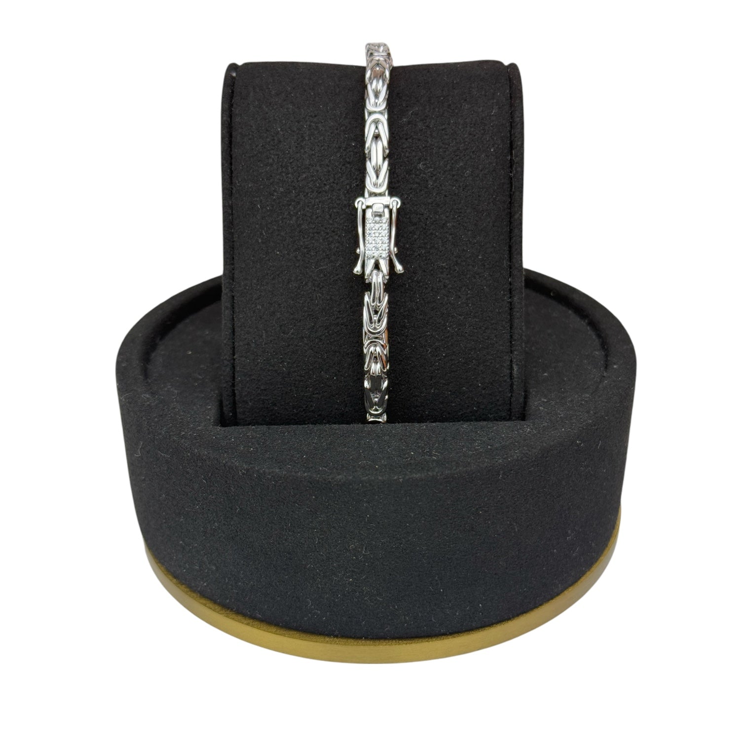 KEJSAR ARMBAND S925 - SILVER (4MM)