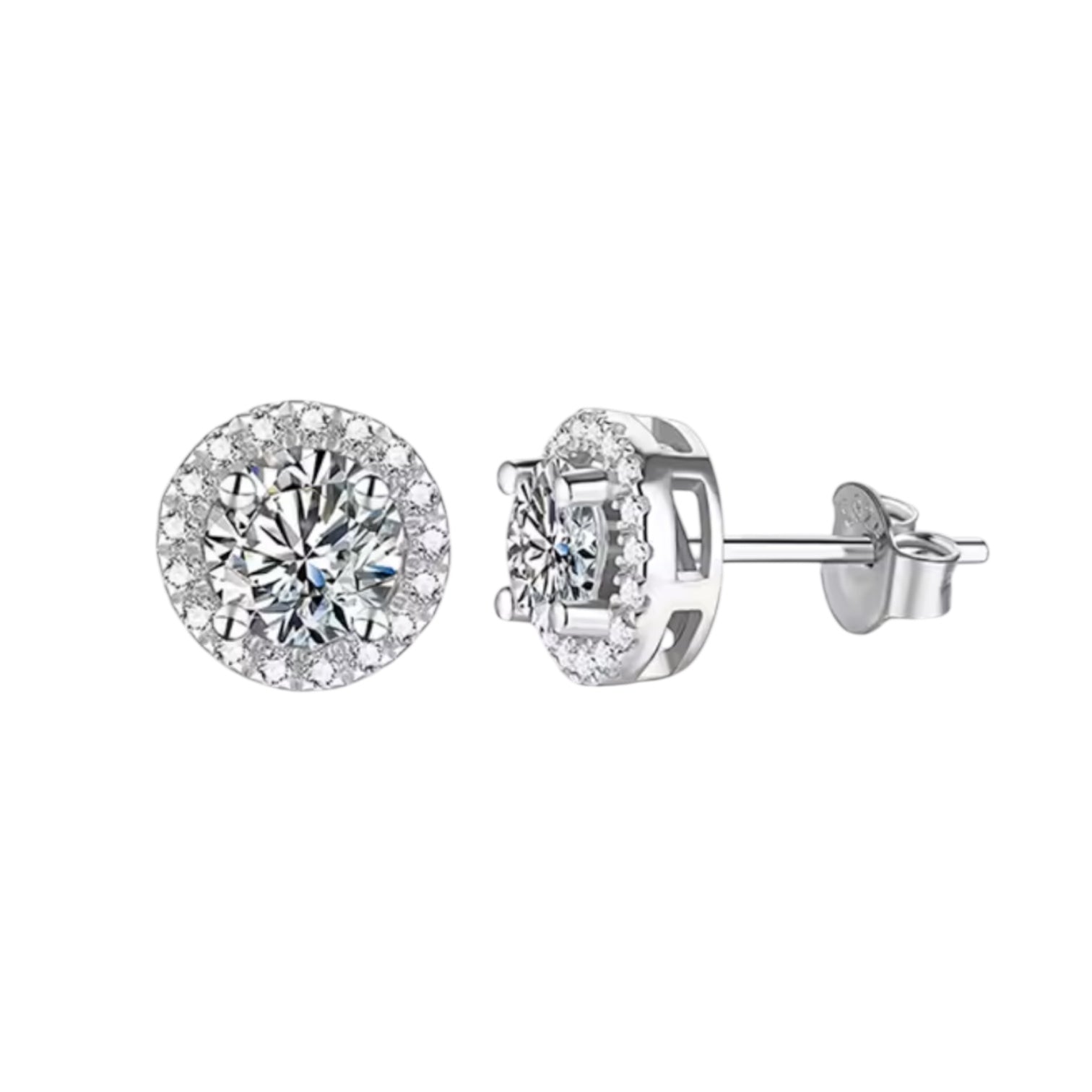 ÖRHÄNGEN LUCE MOISSANITE S925 - SILVER