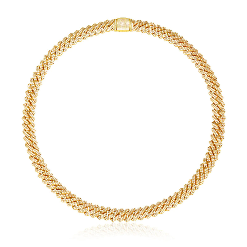 CUBAN ICE LYX HALSBAND - GULD (14MM)