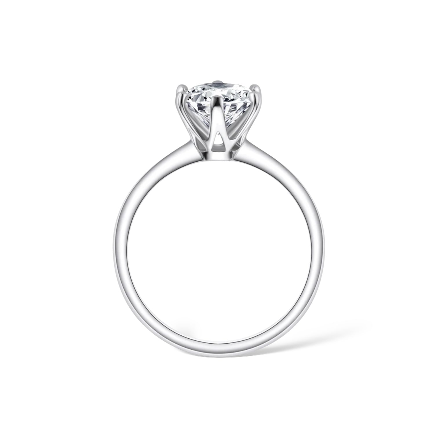 DIAMANT RING MOISSANITE S925 - SILVER