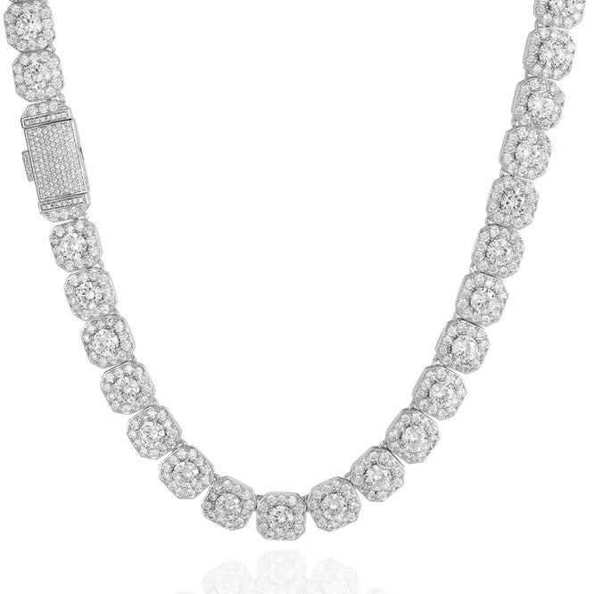 MONACO ICE HALSBAND - SILVER