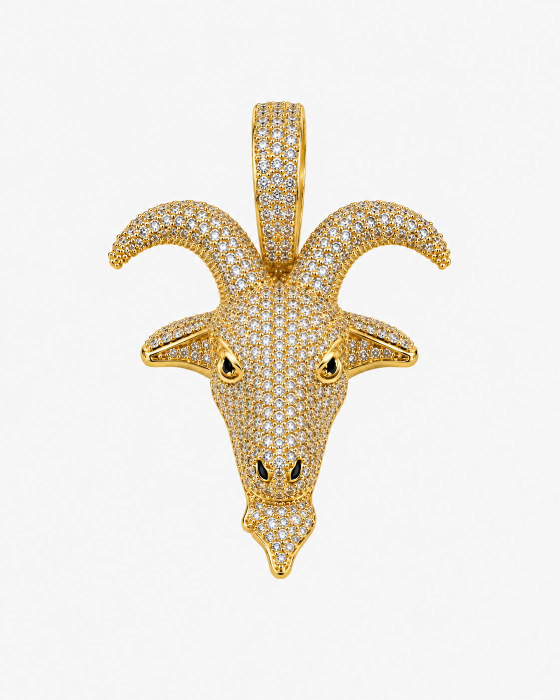 HÄNGSMYCKE GOAT HEAD - GULD