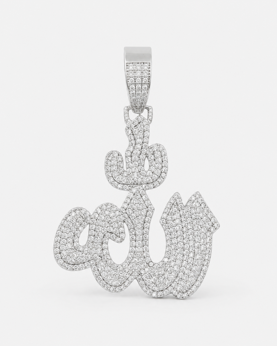 HÄNGSMYCKE DIAMOND ALLAH V2 - SILVER
