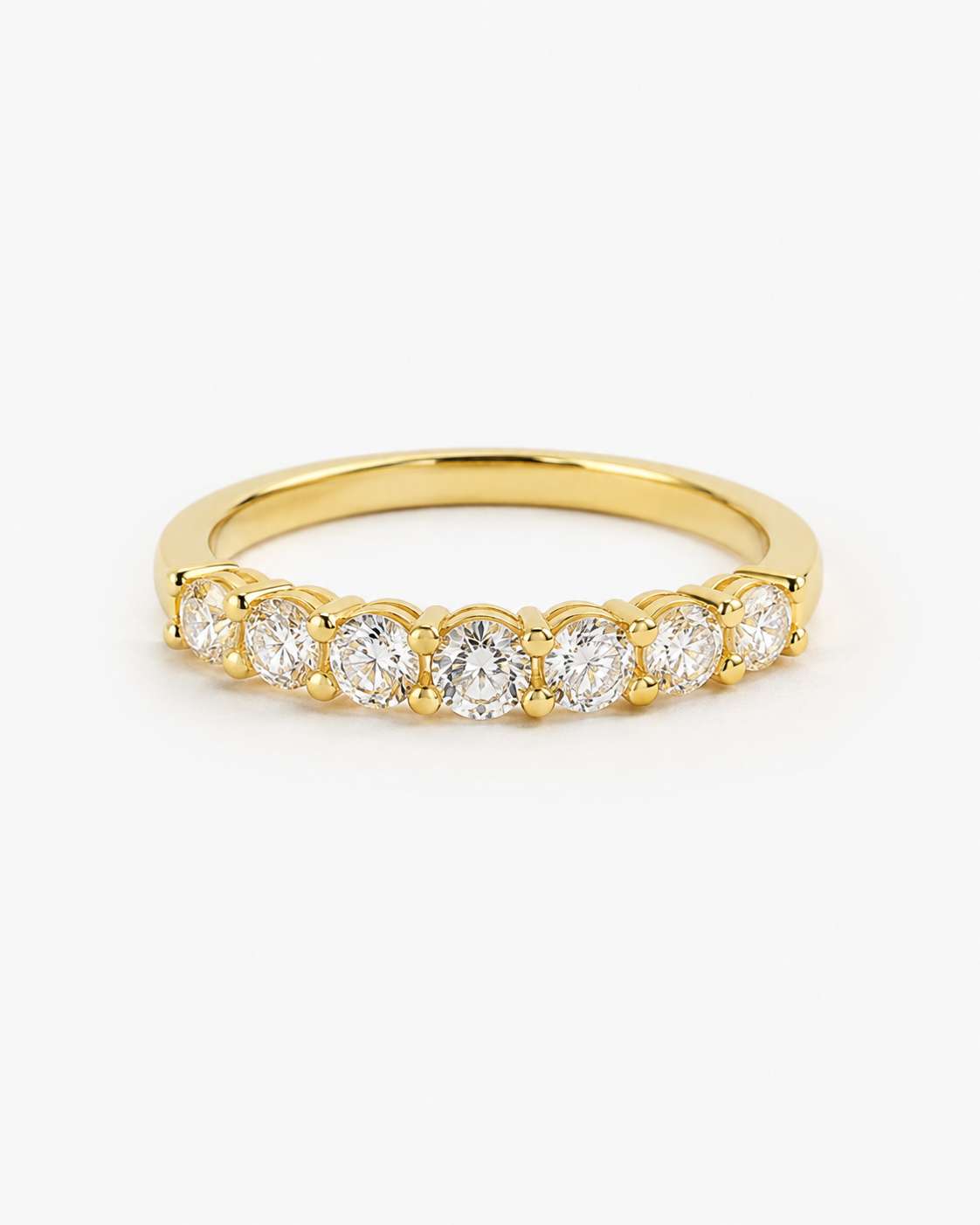 RING MED MOISSANITE DIAMANTER S925 - GULD