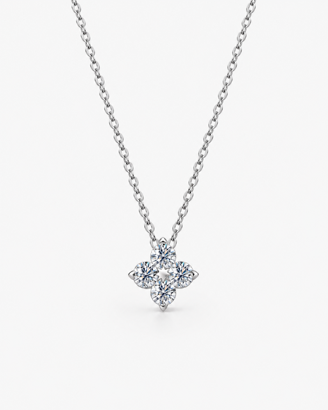 PALMARIA HALSBAND MOISSANITE S925 - SILVER