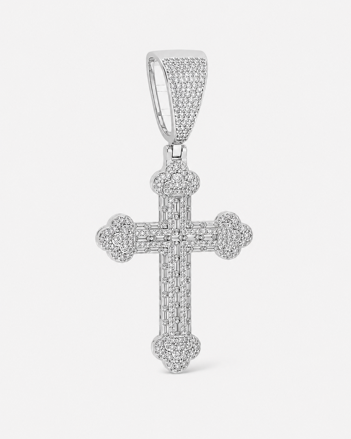 HÄNGSMYCKE LYX KORS - SILVER