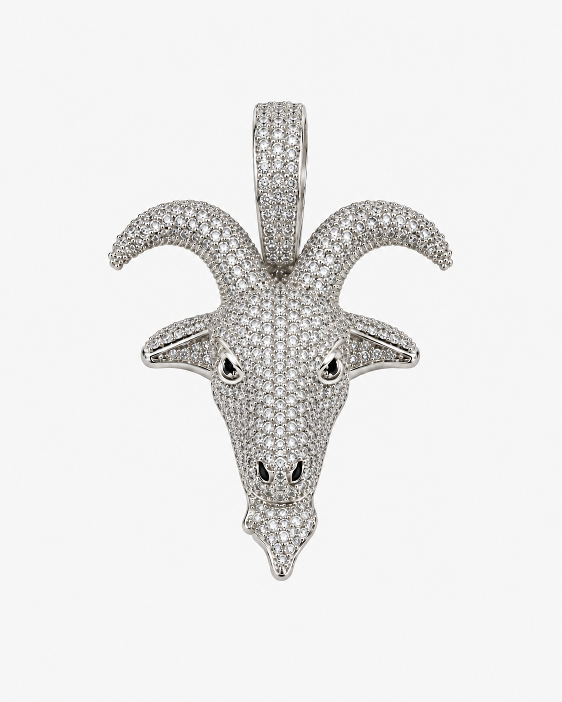 HÄNGSMYCKE GOAT HEAD - SILVER