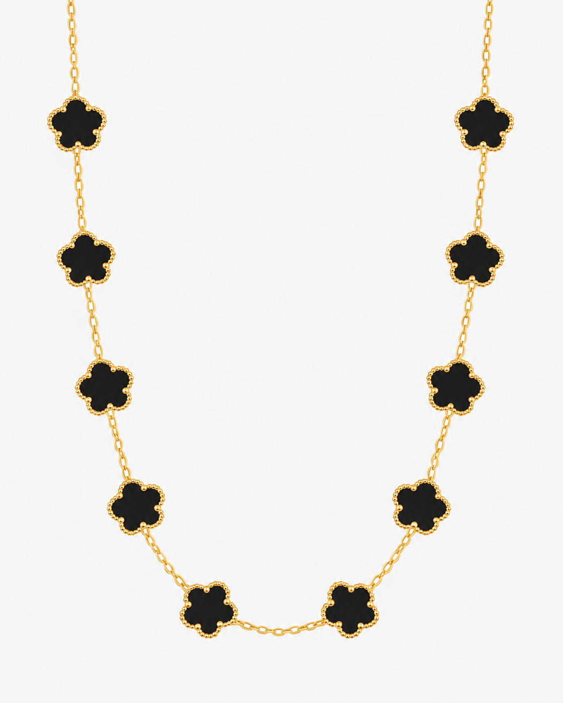 FIORI HALSBAND V2 - GULD/SVART