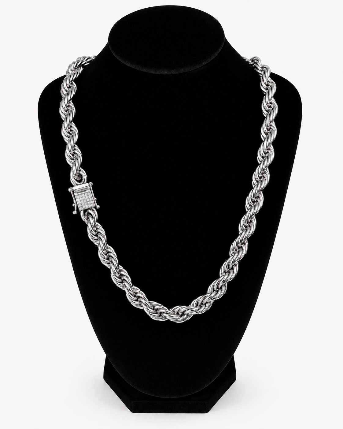 HALSBAND STHLM LYX - SILVER (10MM)