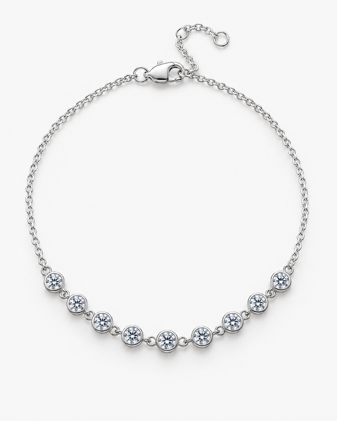 NOVE DIAMANT ARMBAND MOISSANITE S925 - SILVER