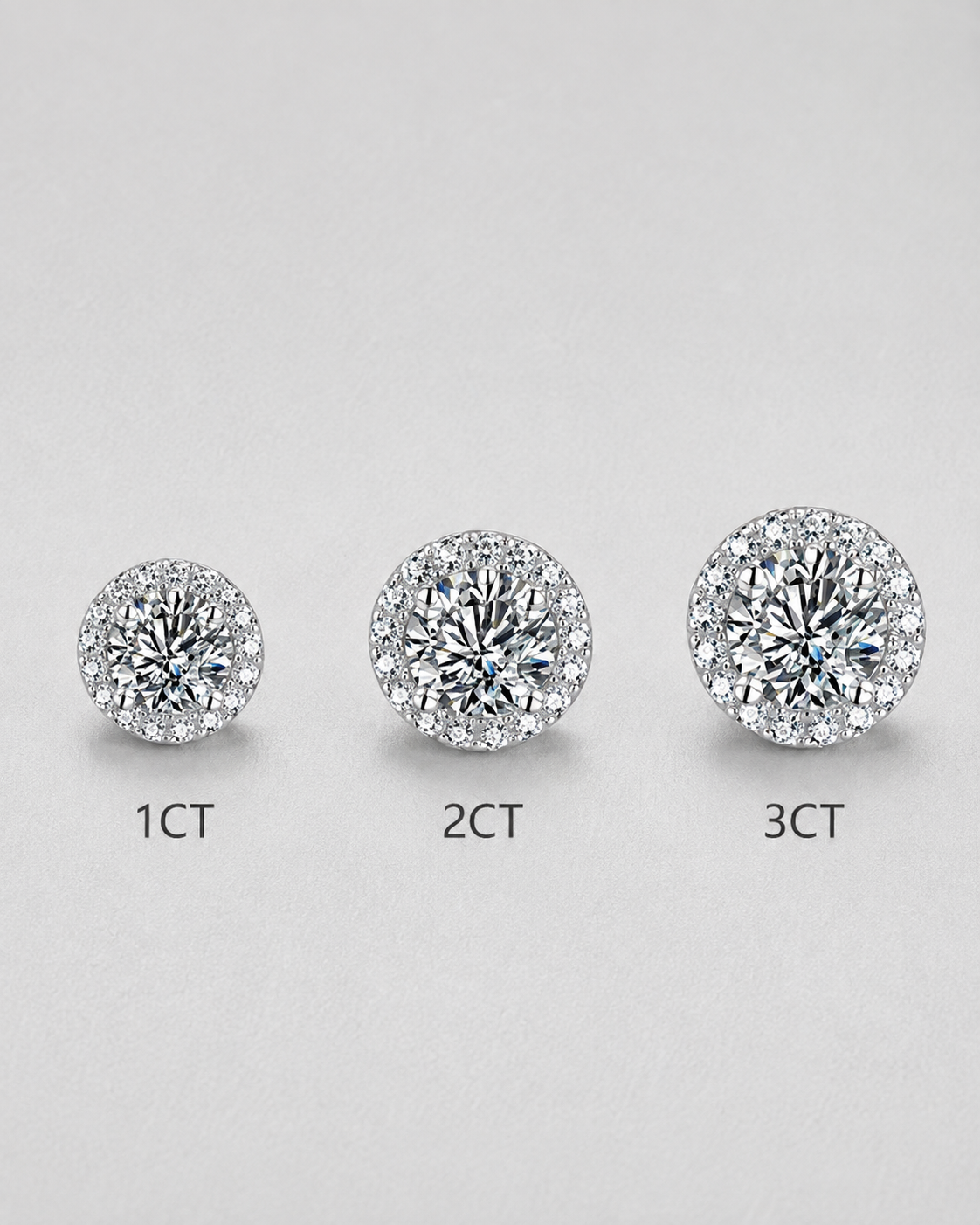 ÖRHÄNGEN LUCE MOISSANITE S925 - SILVER