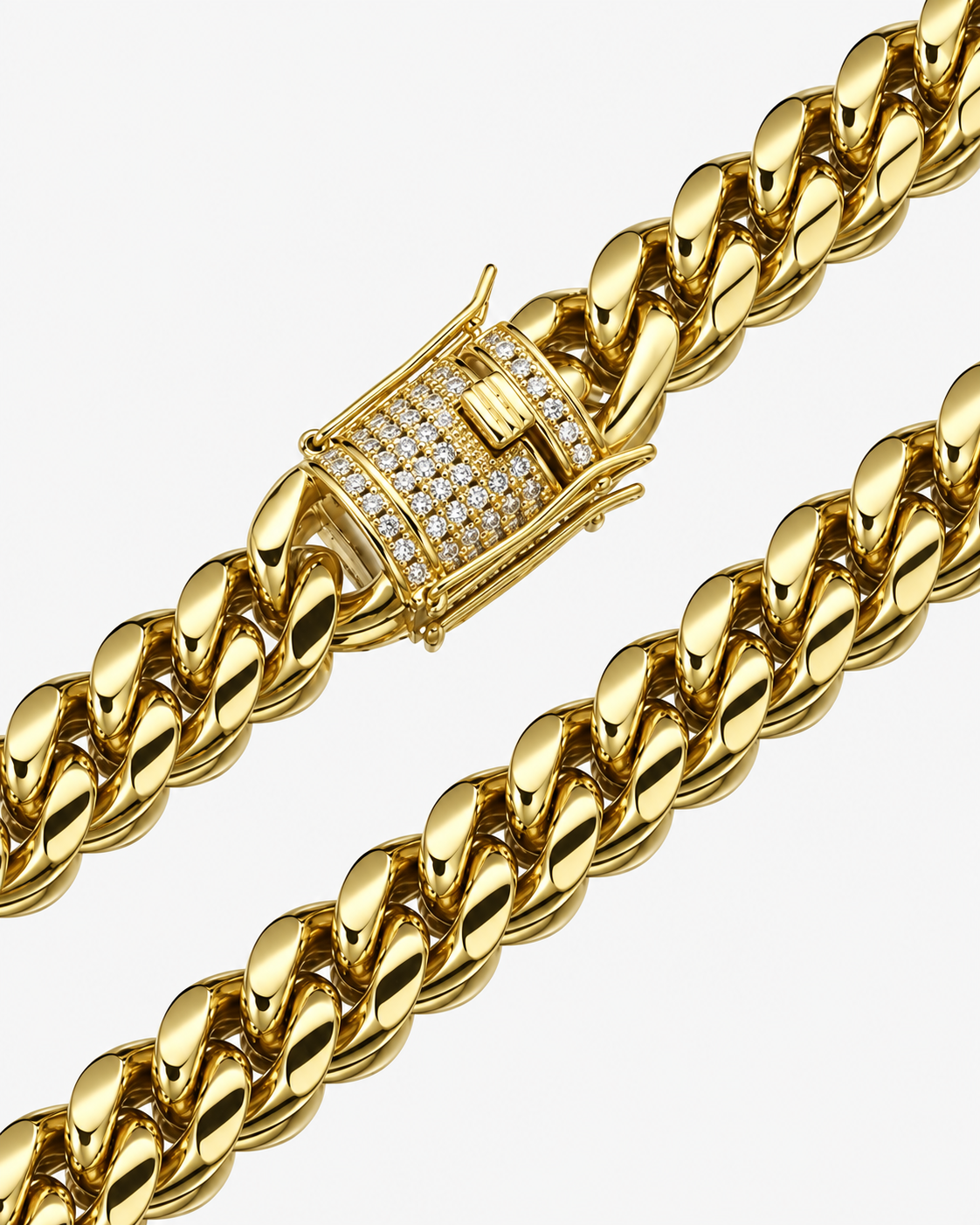 CUBAN HALSBAND LYX - GULD (6MM)