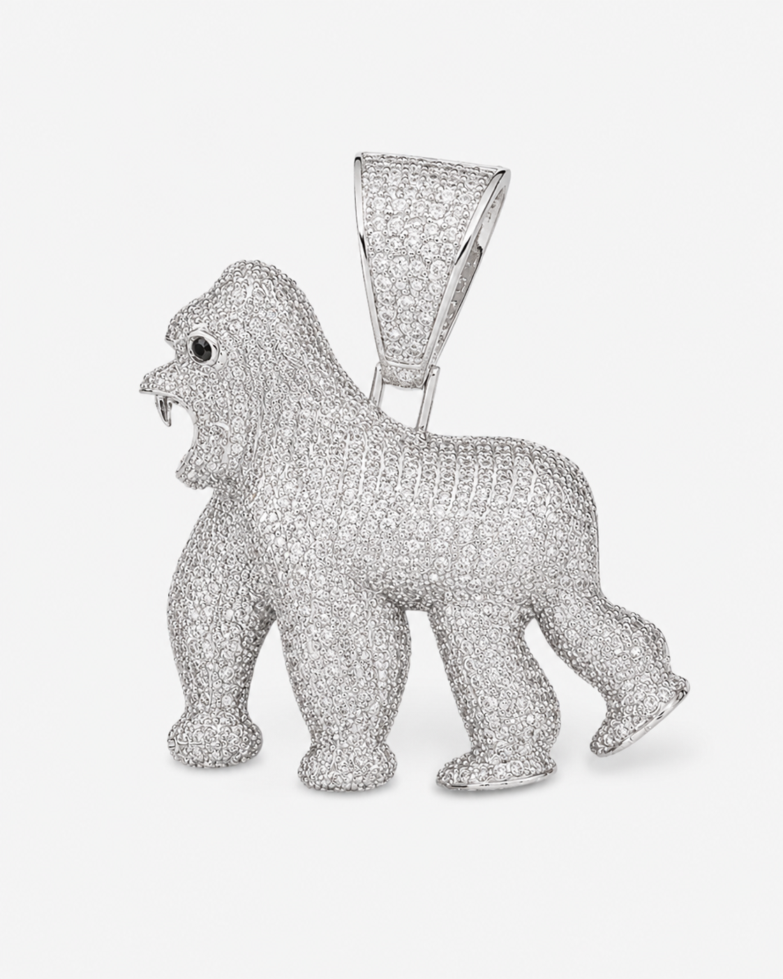 HÄNGSMYCKE DIAMOND APE - SILVER