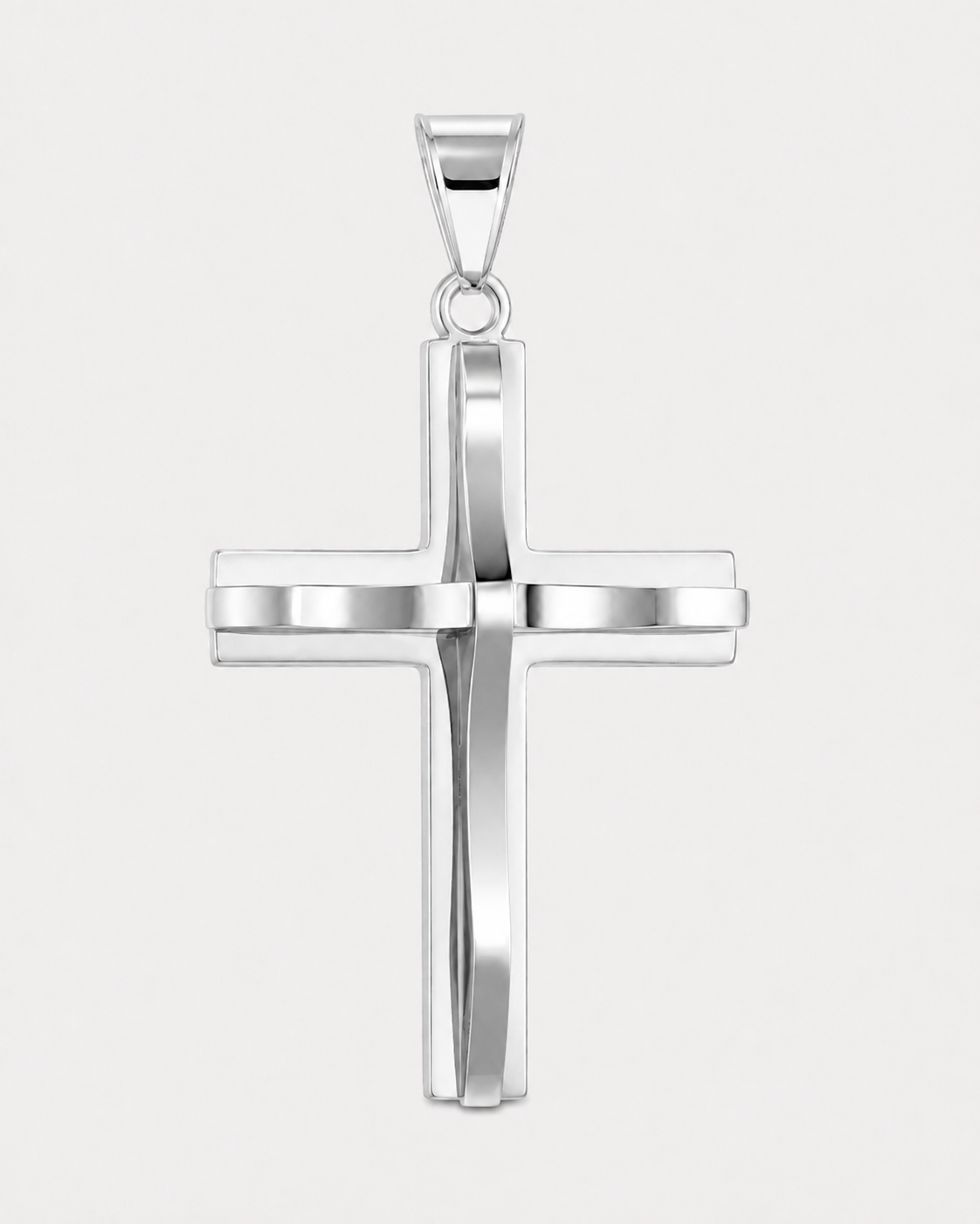HÄNGSMYCKE KORS - SILVER