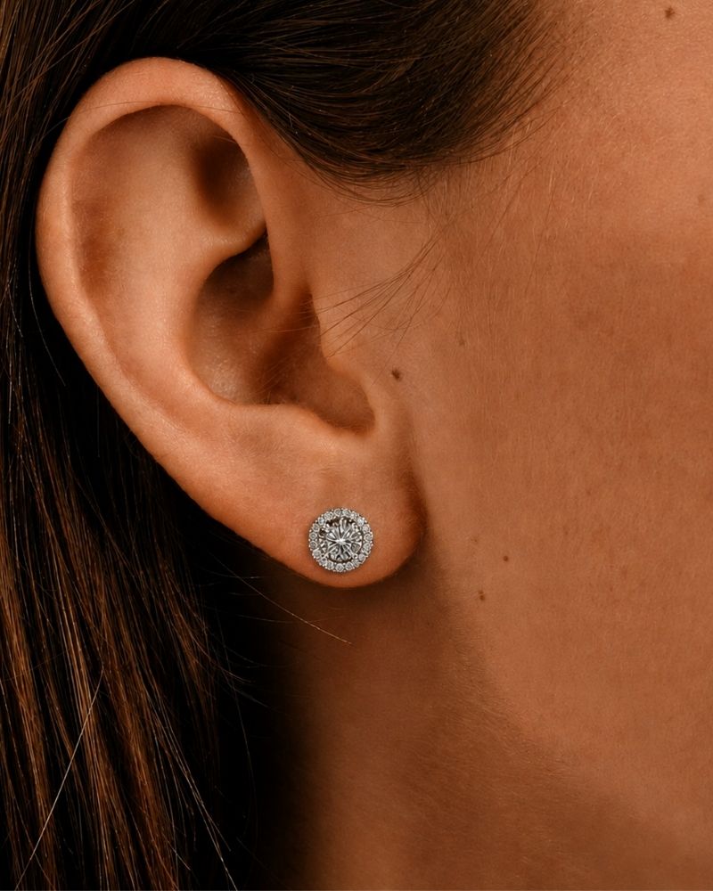 ÖRHÄNGEN LUCE MOISSANITE S925 - SILVER