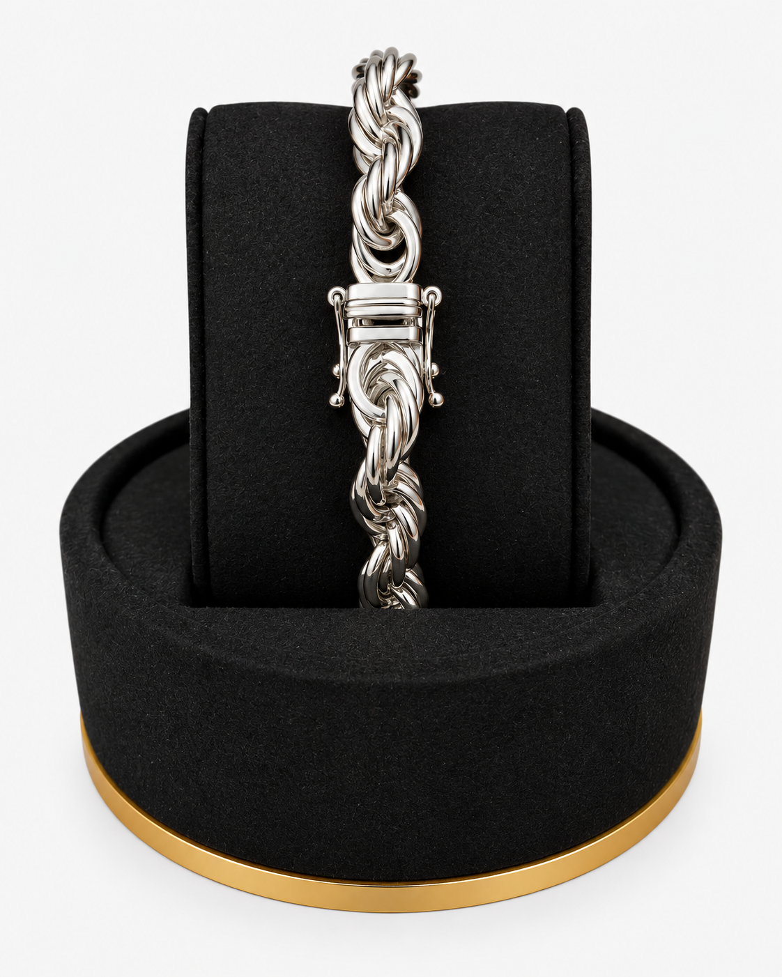 ARMBAND STHLM LYX - SILVER (10MM)