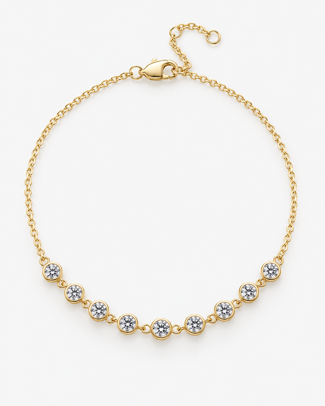 NOVE DIAMANT ARMBAND MOISSANITE S925 - GULD