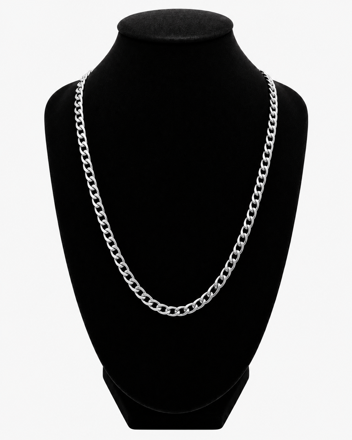 CUBAN HALSBAND - SILVER (6MM)