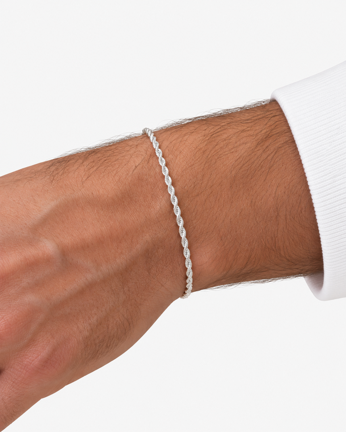 ARMBAND STHLM - SILVER (3MM)
