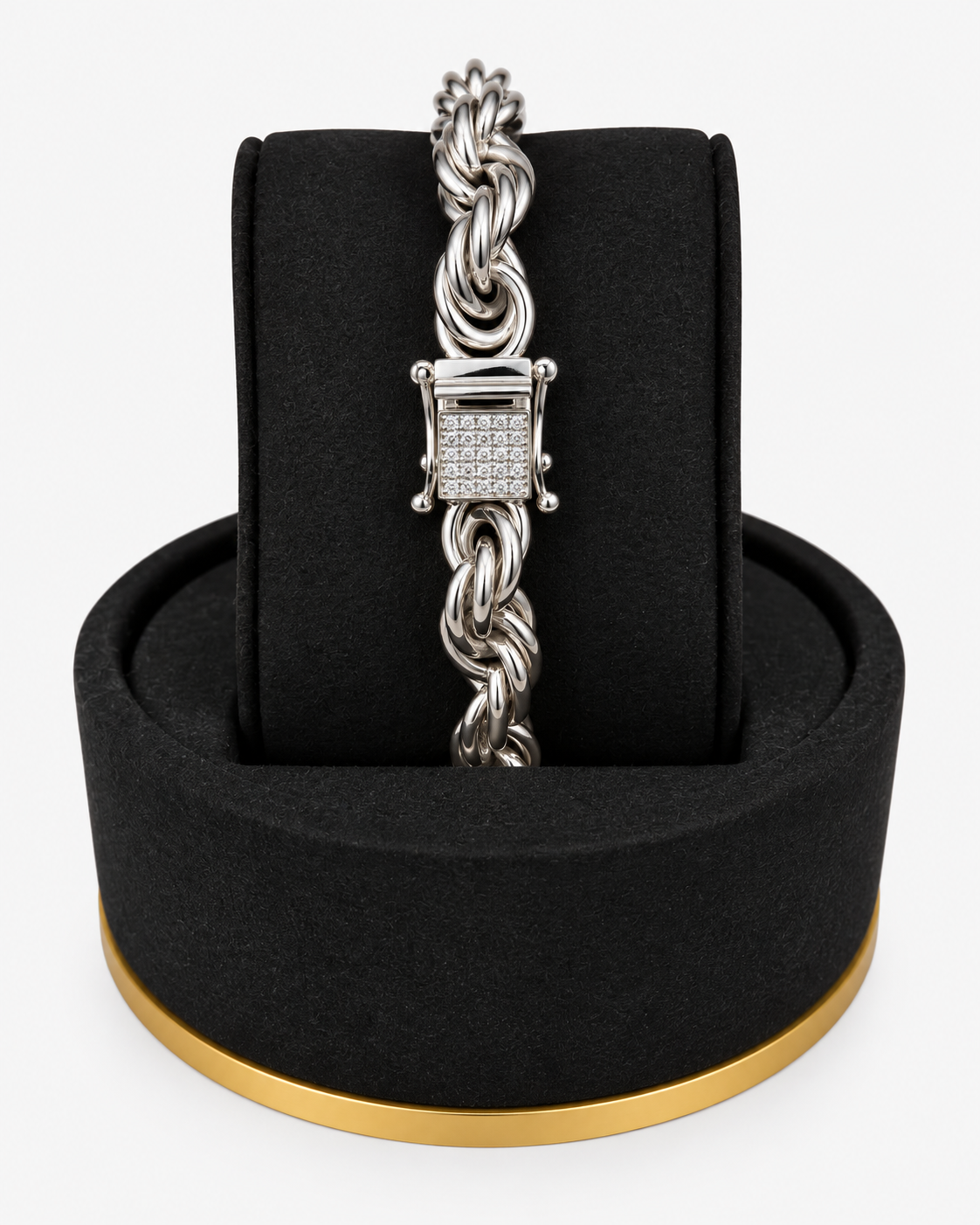 ARMBAND STHLM LYX - SILVER (10MM)