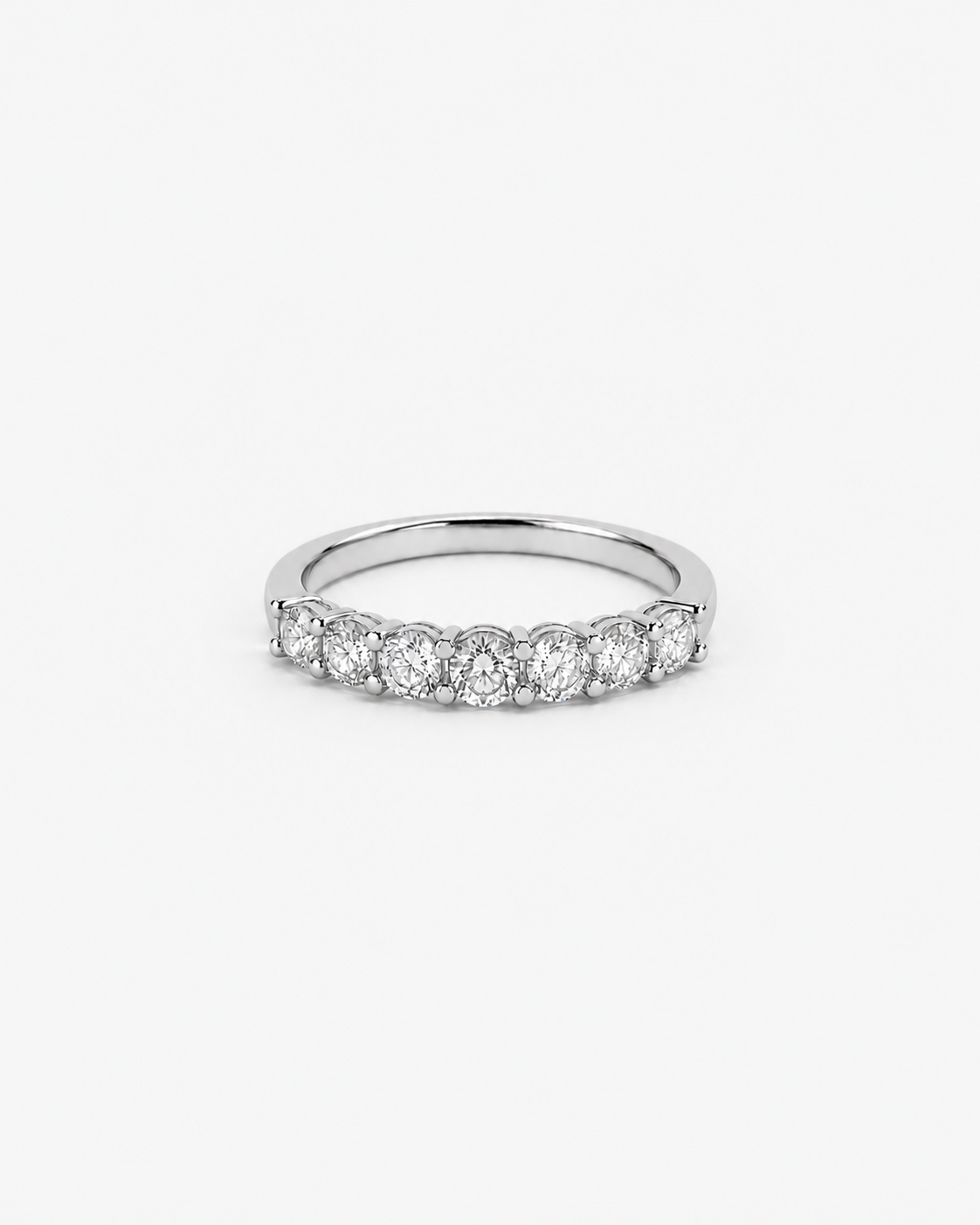 RING MED MOISSANITE DIAMANTER S925 - SILVER