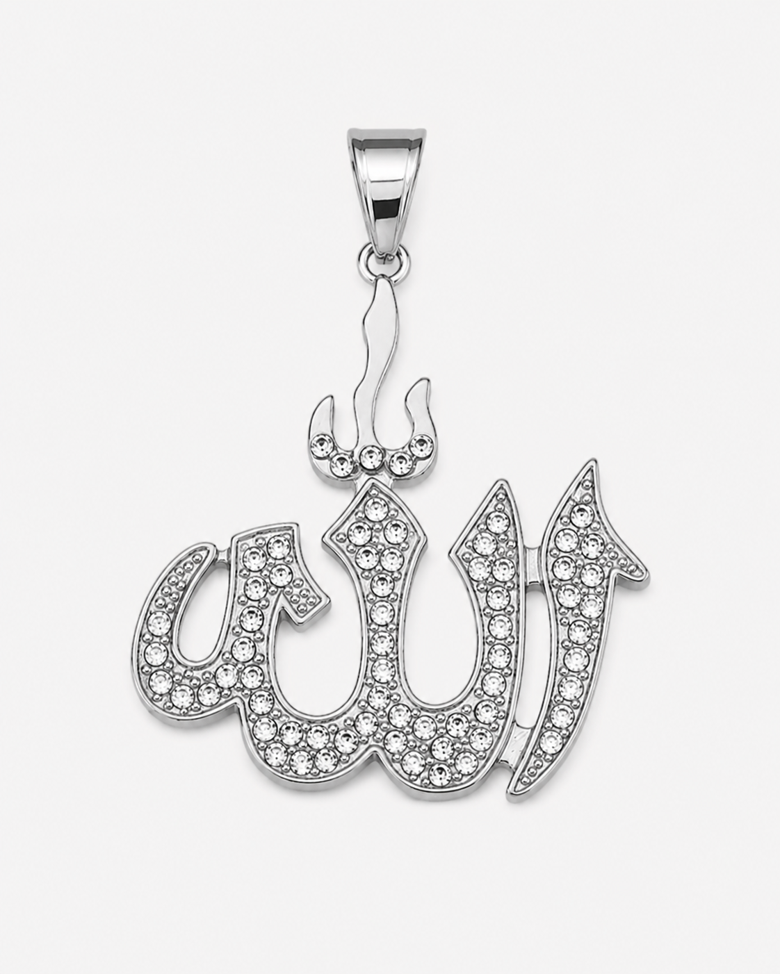 HÄNGSMYCKE DIAMOND ALLAH - SILVER