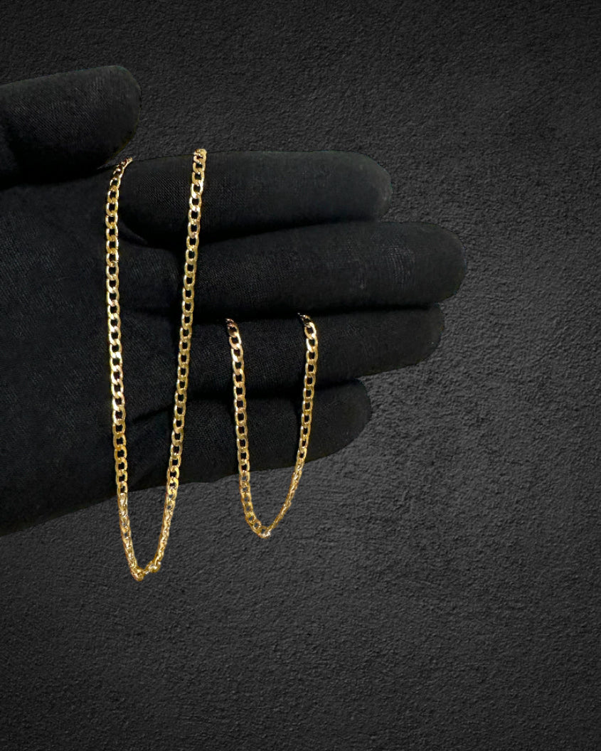 CUBAN HALSBAND - GULD (3MM)